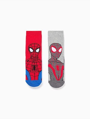 2 pares de calcetines antideslizantes Spider-Man
