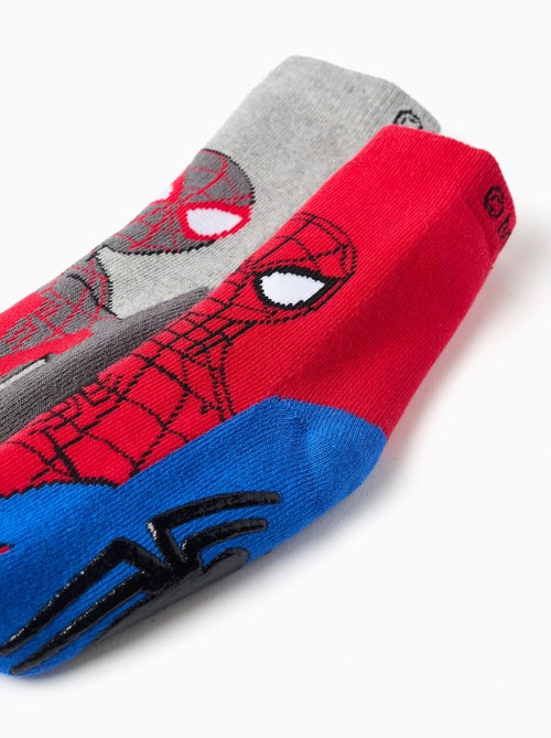2 pares de calcetines antideslizantes Spider-Man - Kiabi