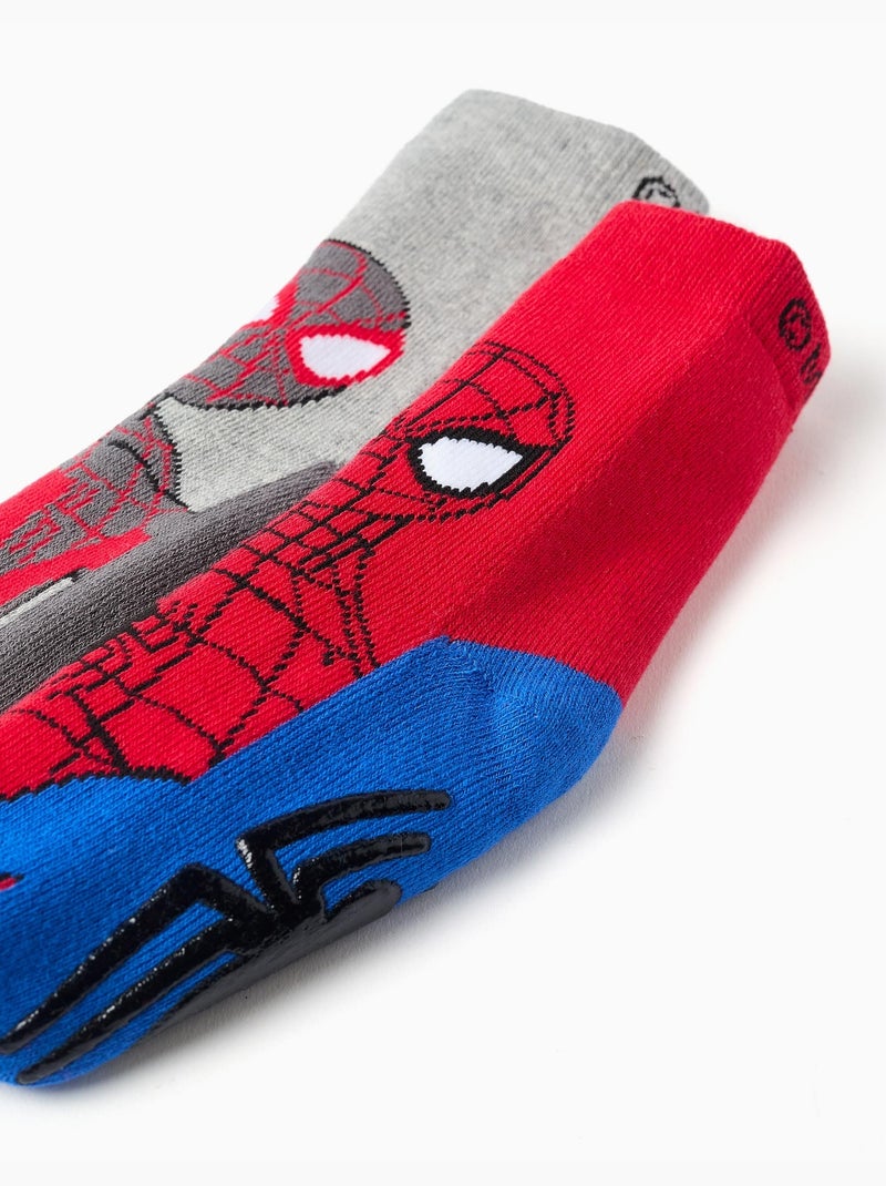 2 pares de calcetines antideslizantes Spider-Man Multicolor - Kiabi