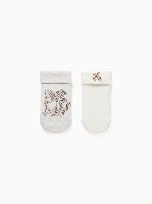 2 pares de calcetines de rizo Winnie the Pooh - Kiabi