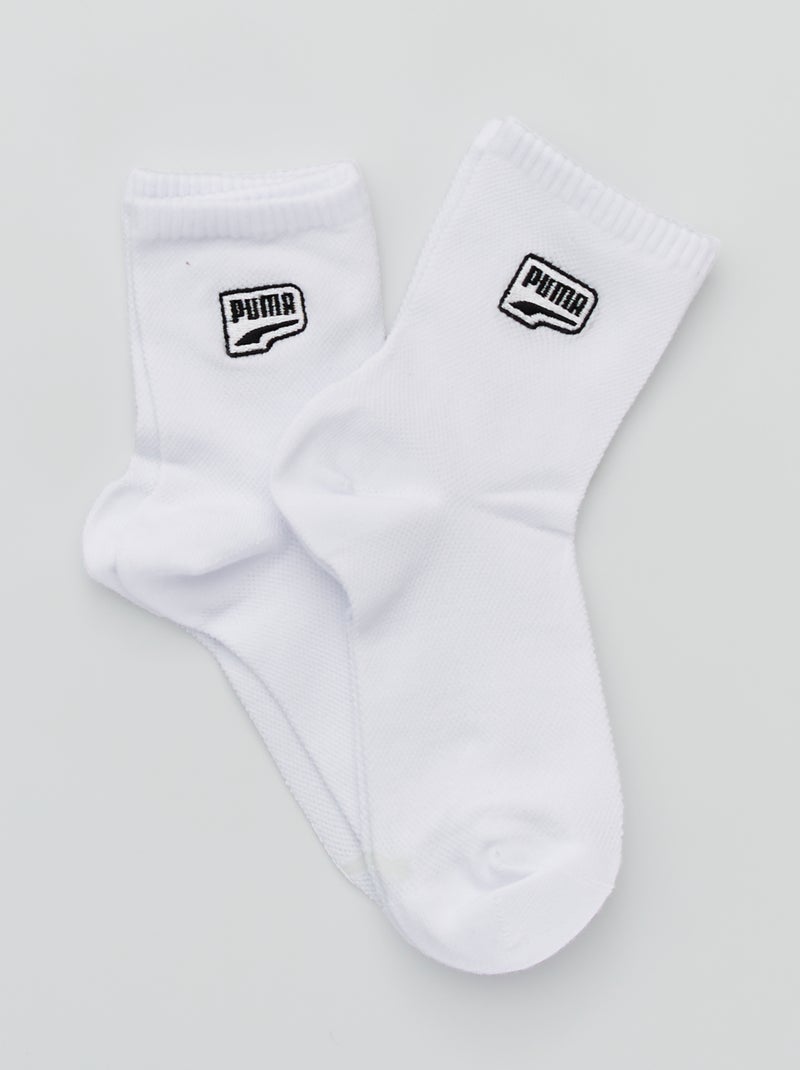 2 pares de calcetines 'Puma' BLANCO - Kiabi