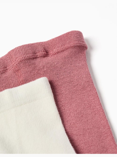 2 pares de leotardos acanalados/jacquard - Kiabi
