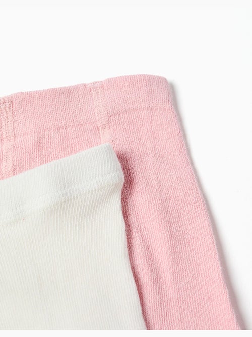 2 pares de leotardos acanalados/jacquard - Kiabi