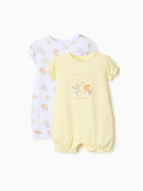 2 Peleles de algodón con Looney Tunes - Kiabi