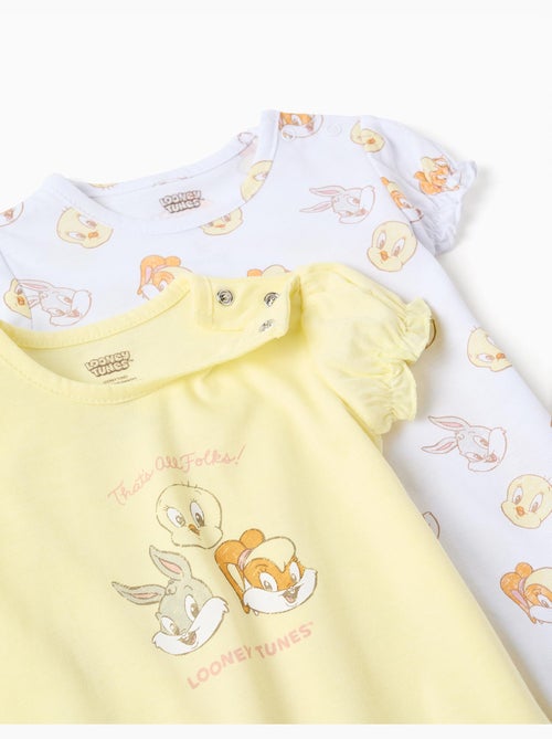 2 Peleles de algodón con Looney Tunes - Kiabi