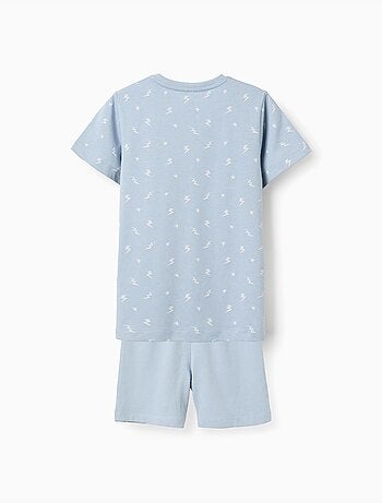 2 pijamas cortos/largos de algodón con estampados