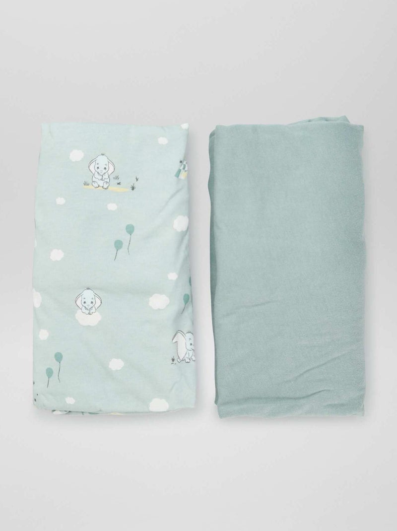 2 sábanas bajeras 'Disney' VERDE - Kiabi