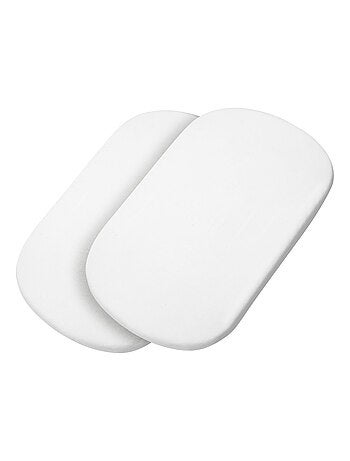 2 sábanas de algodón orgánico para capazo de bebé Maxi-Cosi