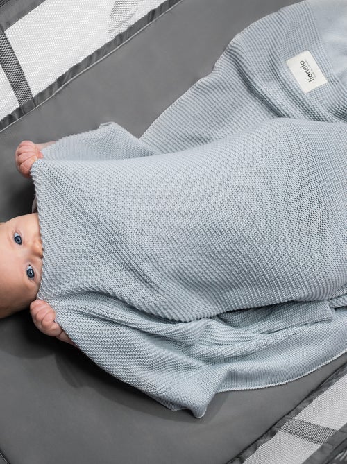 2 x Manta de Bambú - LIONELO - 75 x 100 cm - Manta para Cochecito - Hipoalergénica - Kiabi