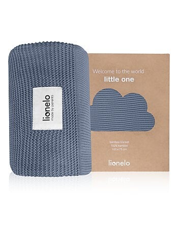 2 x Manta de Bambú - LIONELO - 75 x 100 cm - Manta para Cochecito - Hipoalergénica