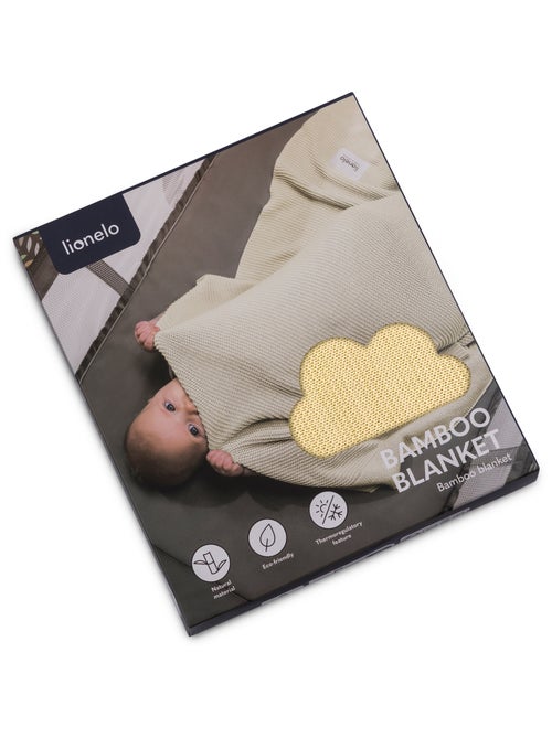 2 x Manta de Bambú - LIONELO - 75 x 100 cm - Manta para Cochecito - Hipoalergénica - Kiabi
