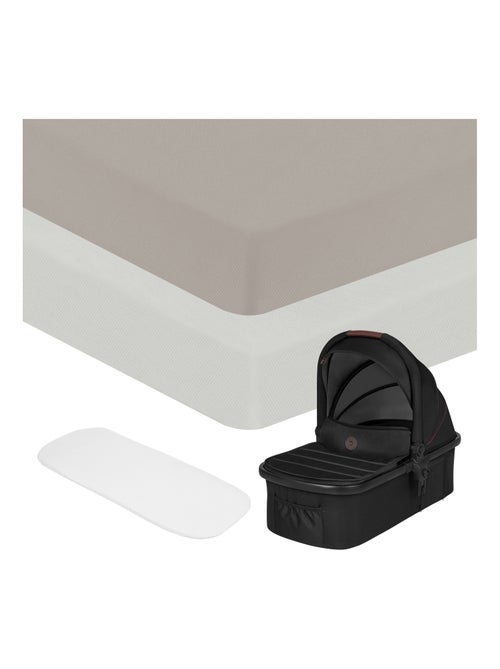 2 x Sábanas ajustables de bambú para cuna - LIONELO - Universal - 70 x 30 cm - Kiabi