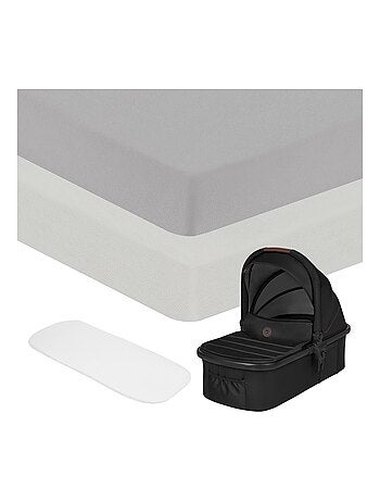 2 x Sábanas ajustables de bambú para cuna - LIONELO - Universal - 70 x 30 cm