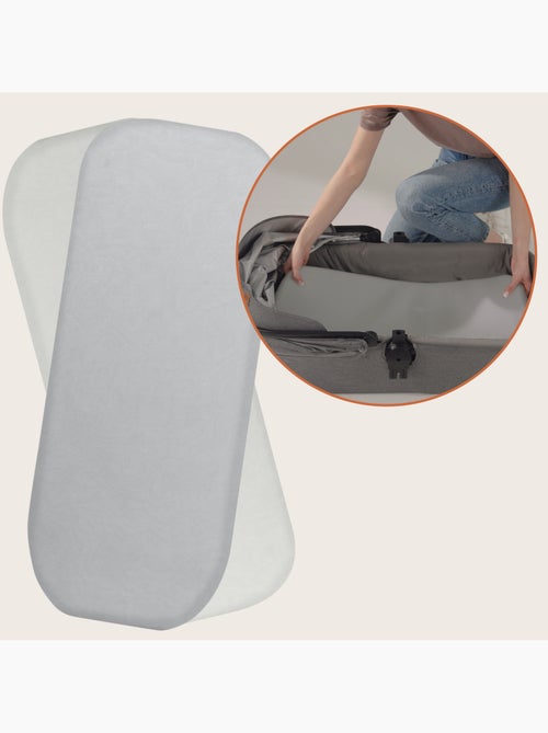 2 x Sábanas ajustables de bambú para cuna - LIONELO - Universal - 70 x 30 cm - Kiabi