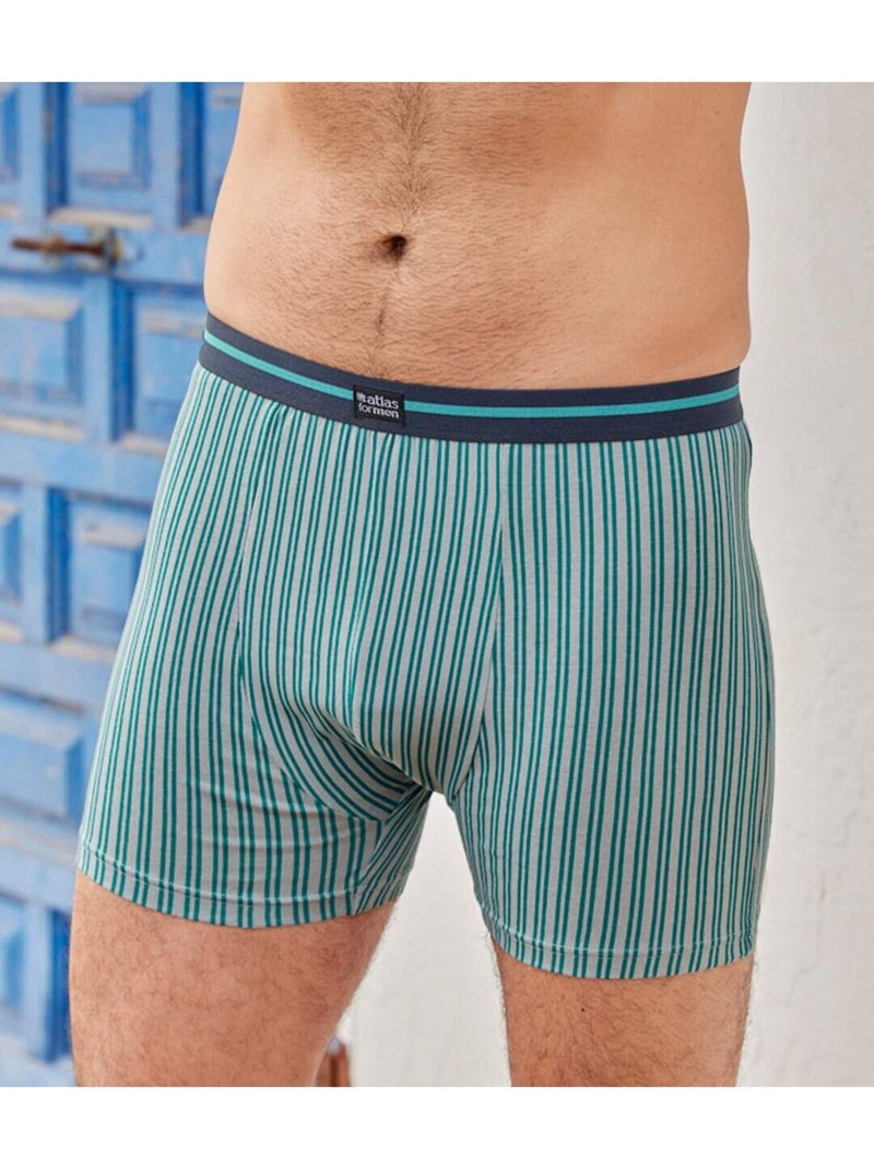 2x bóxeres de algodón elástico de tendencia Azul - Kiabi