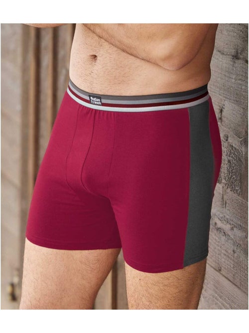 2x bóxers bicolor stretch de algodón - Kiabi 2x bóxers bicolor stretch de algodón - Kiabi