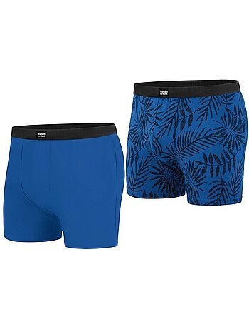 2x bóxers de algodón stretch