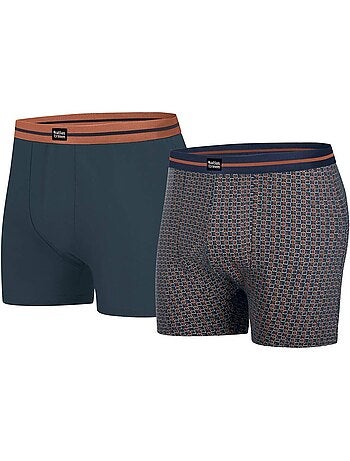 2x bóxers de algodón stretch