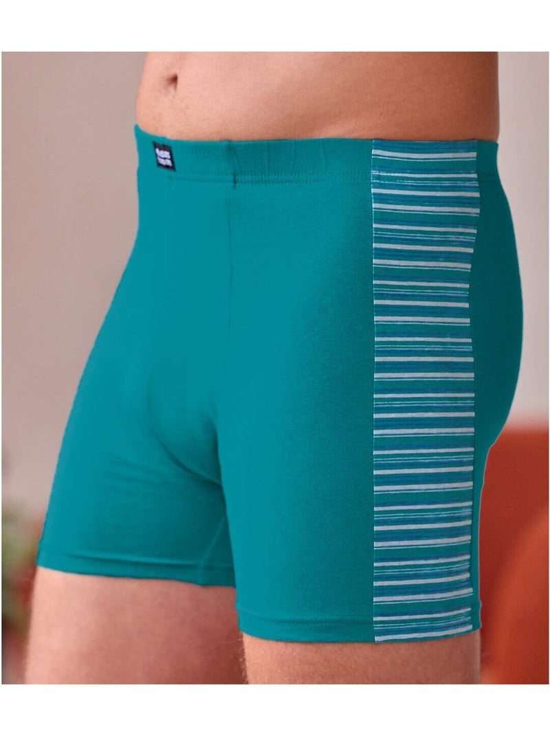 2x bóxers de jersey stretch confort Azul gris - Kiabi