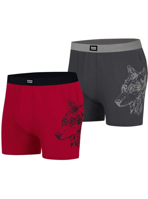2x bóxers estampados de algodón stretch - Kiabi