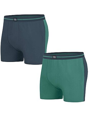 2x bóxers sport de algodón stretch