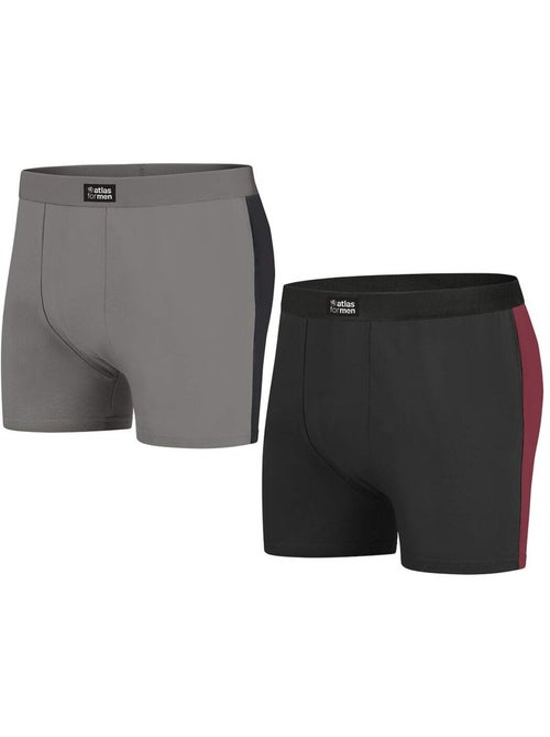 2x bóxers sport de algodón stretch - Kiabi 2x bóxers sport de algodón stretch - Kiabi
