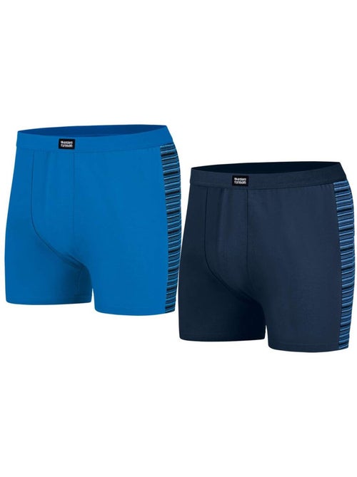 2x bóxers stretch de algodón estampados - Kiabi 2x bóxers stretch de algodón estampados - Kiabi