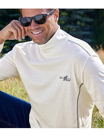 2x camisetas de cuello alto de jersey snow