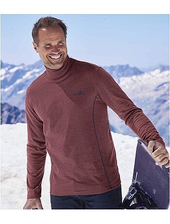 2x camisetas de cuello alto de jersey snow