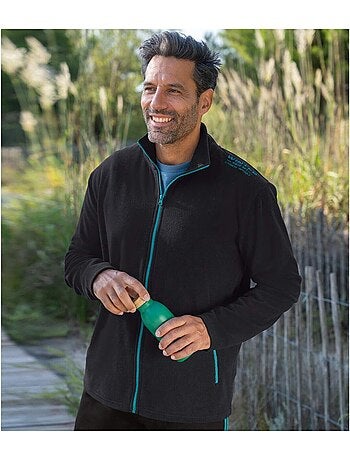 2x chaquetas de micropolar con cremallera y cuello alto winter