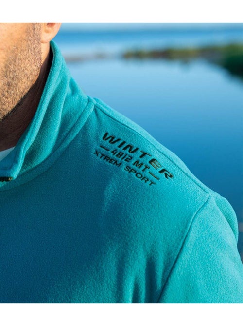 2x chaquetas de micropolar con cremallera y cuello alto winter - Kiabi 2x chaquetas de micropolar con cremallera y cuello alto winter - Kiabi