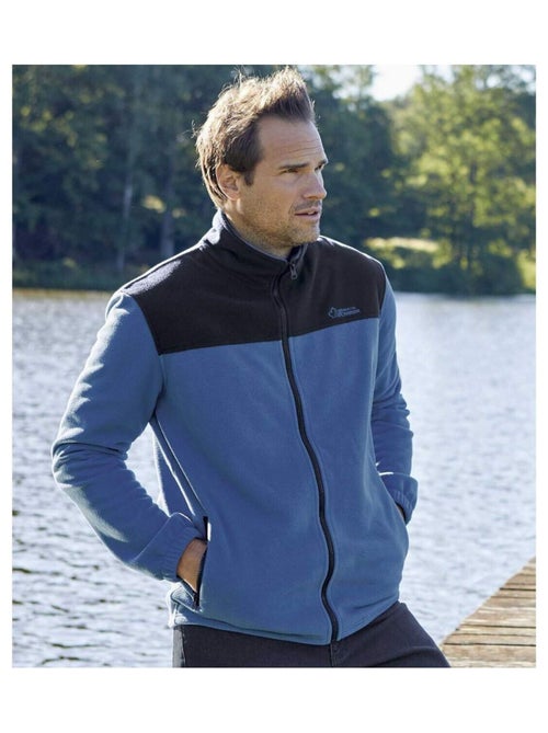 2x chaquetas polares de micropolar con cuello alto y cremallera - Kiabi 2x chaquetas polares de micropolar con cuello alto y cremallera - Kiabi