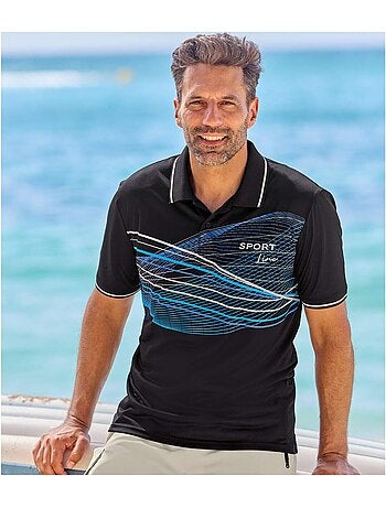 2x polos de manga corta de punto sport line