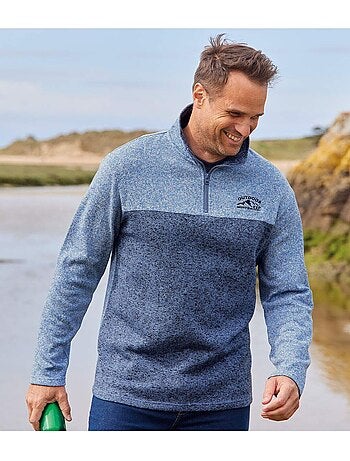 2x sudaderas de felpa con cuello alto y cremallera