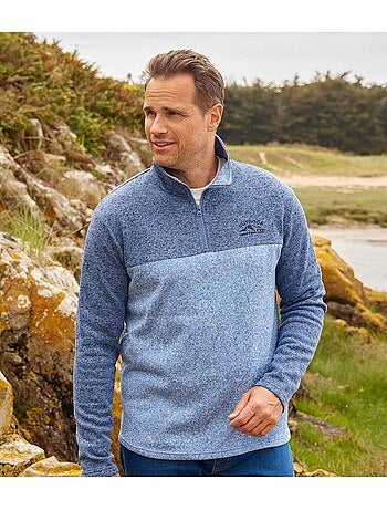 2x sudaderas de felpa con cuello alto y cremallera