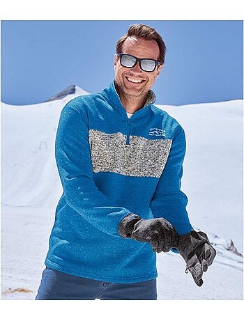 2x sudaderas de felpa con cuello alto y cremallera wild park