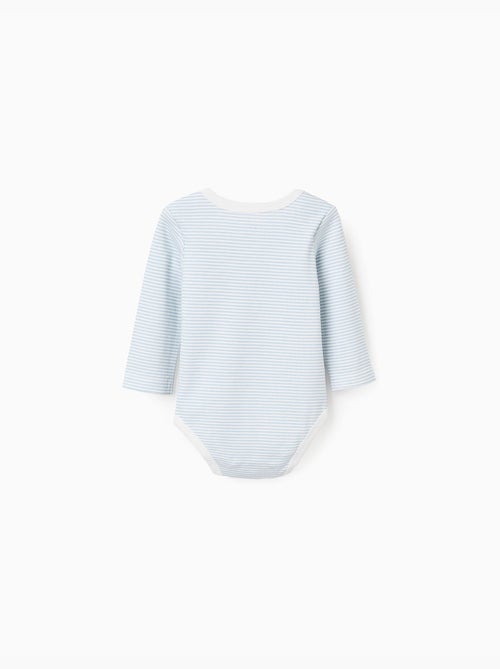 3 bodies de algodón a rayas/estampados - Kiabi