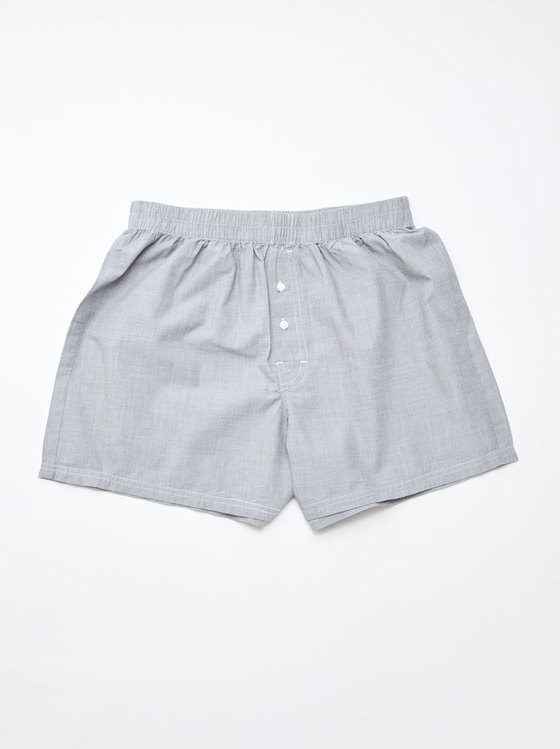3 calzoncillos Gris - Kiabi