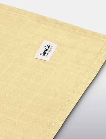 3 mantas para bebé de algodón y bambú natural LIONELO - 120 x 120