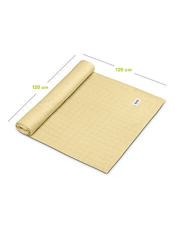 3 mantas para bebé de algodón y bambú natural LIONELO - 120 x 120