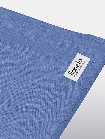 3 mantas para bebé de algodón y bambú natural LIONELO - 120 x 120