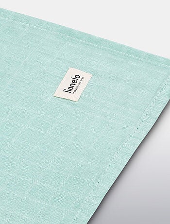 3 mantas para bebé de algodón y bambú natural LIONELO - 120 x 120