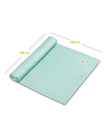 3 mantas para bebé de algodón y bambú natural LIONELO - 120 x 120