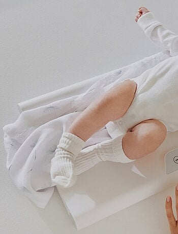 3 mantas para bebé LIONELO de algodón y bambú natural - 70 x 70 cm - Antibacterianas