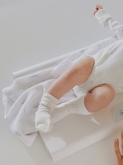 3 mantas para bebé LIONELO de algodón y bambú natural - 70 x 70 cm - Antibacterianas - Kiabi