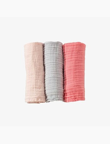 3 Muselinas de algodón