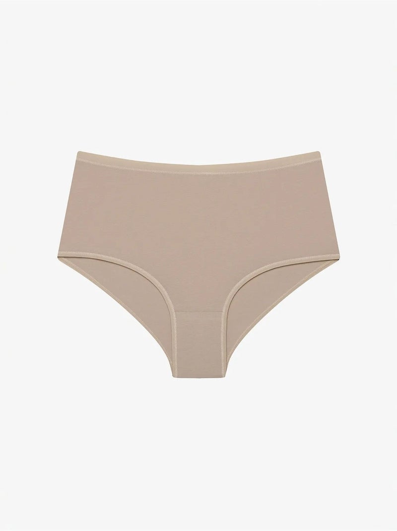 3-pack de braguitas de tiro alto penti Beige arcilla - Kiabi