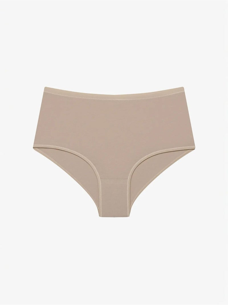 3-pack de braguitas de tiro alto penti Beige arcilla - Kiabi