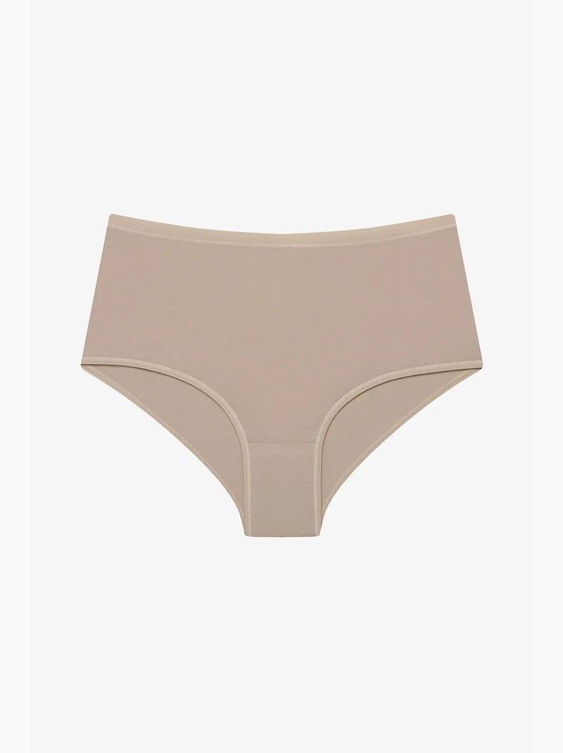3-pack de braguitas de tiro alto penti Beige arcilla - Kiabi