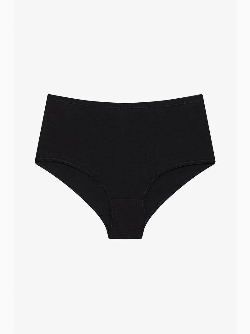 3-pack de braguitas de tiro alto penti Negro - Kiabi
